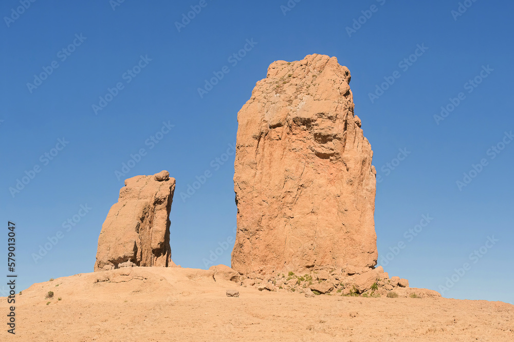 Nivo Rocks Giant monolithic and volcanic rock formation at the top of a mountain ...