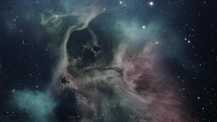 Wall Mural - a nebula that forms something in the universe