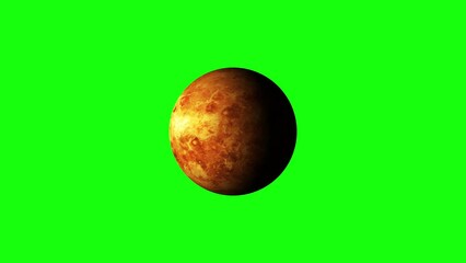 Wall Mural - 4K Planet Venus Green Screen