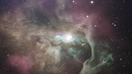 Wall Mural - nebula at the center of the universe.