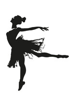Silhouette Of A Ballerina