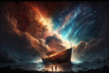 Wall Mural - The Discovery of Noah's Ark