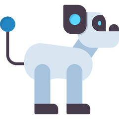 Wall Mural - Robotic Dog Icon