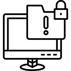 Canvas Print - Data Protection Icon