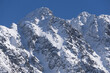 High Tatras in winter. View of the Granaty peaks.