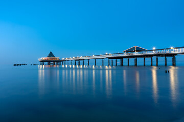 Canvas Print - Usedom Ostsee Seebrücke