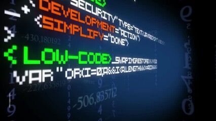 low-code development platform lcdp no-code blue screen program code no low software computing text p