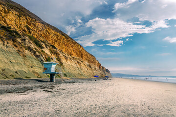 Wall Mural - Torrey pines beach landscape, San Diego California