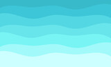 Fototapeta Nowy Jork - Sea waves blue pattern background.