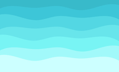 Sea waves blue pattern background.