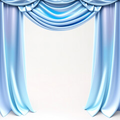 Wall Mural - Generative AI: curtains luxury Scene performance or background for web