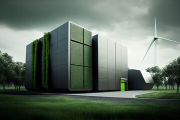 green data center for sustainable tourism operations, the concept of energy efficiency and scalabili