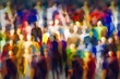 © Rysak - An Abstract Crowd of Human Shapes in Various Sizes and Shapes - Generative AI