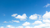 Fototapeta Na sufit - Clouds and sky,blue sky background with tiny clouds.