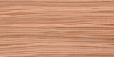 Wall Mural - Uniform red oak wood texture with horizontal veins. Vector wooden background. Lining boards wall. Dried planks. Painted wood. Swatch for laminate