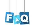 © Michal Hubka - Colorful vector flat design background faq. It is well adapted for web design.