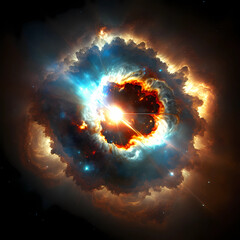 high detailed universe in galaxy far away from solar system
