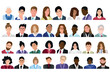 © Pixel-Shot - Set of many business people on white background
