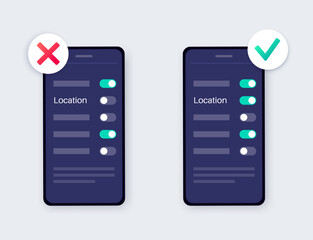 GPS activation toggle
