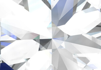 Sticker - Realistic diamond texture close up, Design wallpaper. 3D rendering