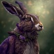 March hare for Ostara celebration, generative ai 