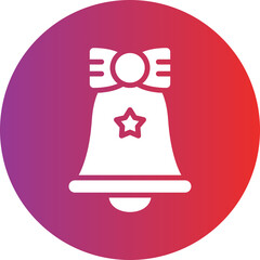 Sticker - Vector Design Birthday Bell Icon Style