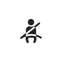 Canvas Print - Seatbelt - Pictogram (icon) 