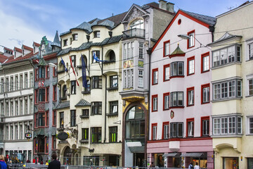 Fototapete - Street in Innsbruck, Austria