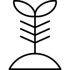 Sticker - plant icon