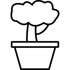 Sticker - Bonsai Icon