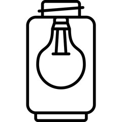 Sticker - Lamp Icon