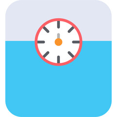 Poster - Weight Scale Icon