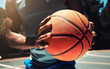 © Allistair F/peopleimages.com - Basketball, basketball player and athlete hands closeup holding ball on basketball court in urban city park outside. African man, sports fitness and healthy lifestyle wellness training outdoors