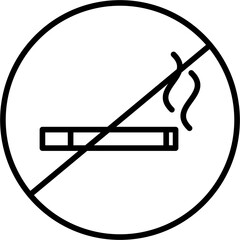 Poster - No Smoking Icon