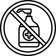 Poster - Prohibited Sign Icon