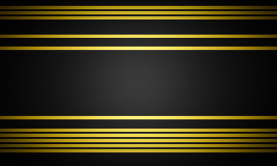 Wall Mural - Black and yellow stripped  background.