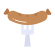 Grab this beautiful icon of sausage in editable style, premium icon