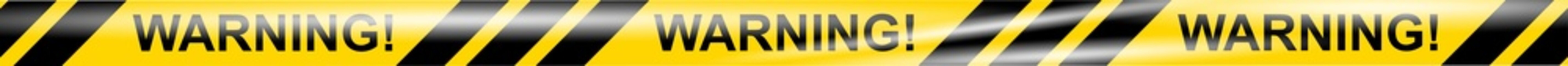 Wall Mural - realistic under construction crossing caution tape of warning signs for construction area or crime s