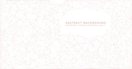 Wall Mural - abstract geometric background with triangle shape pattern. vector design for technology web concepts