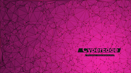 Wall Mural - abstract geometric background with triangle shape pattern
