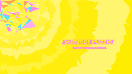 Wall Mural - abstract summer creative background in colorful cyberpunk modern style.