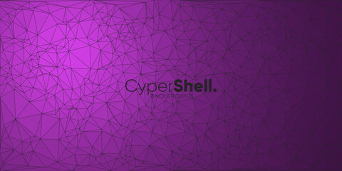 Wall Mural - abstract geometric background with triangle shape pattern