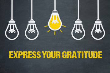 Canvas Print - Express your gratitude	