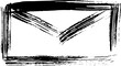 © Anna Babii - Dry Brush Grunge Hand Drawn Email Icon