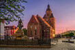 kościół, katedra, zabytek, gotyk, Gorzów , Gorzów Wlkp. , polska, rynek, stare miasto