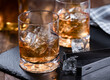 © chas53 - Two glasses of whiskey on ice