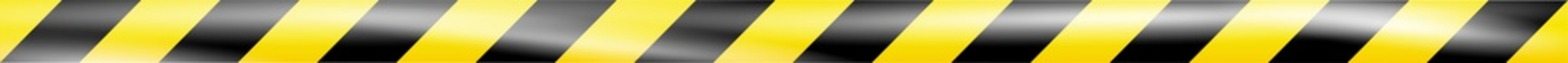 Wall Mural - realistic under construction crossing caution tape of warning signs for construction area or crime s