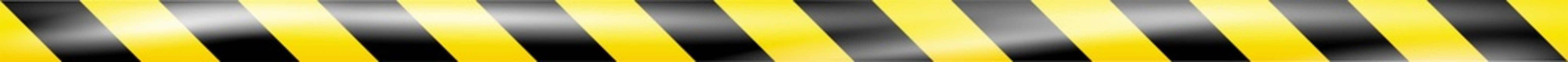 Wall Mural - realistic under construction crossing caution tape of warning signs for construction area or crime s