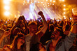© bernardbodo - Elated group of young adults at concert