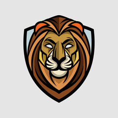 Wall Mural - Lion Protector Logo